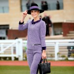 Vogue Williams pictured at the Cheltenham races for ladies day.  Picture;  GERRY MOONEY.  16/3/16